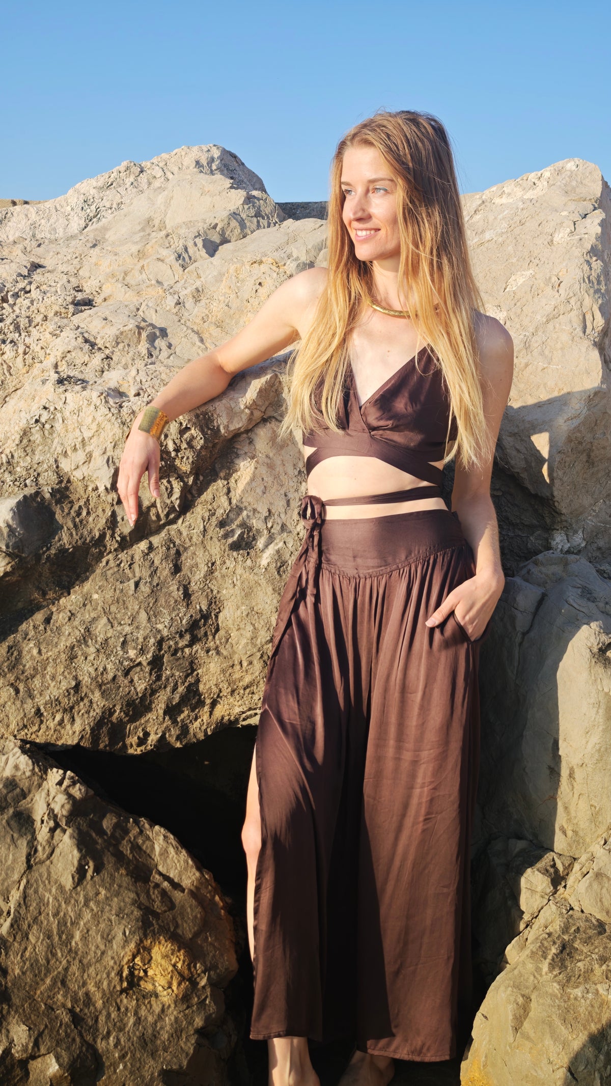 Jupe Muse soie et viscose
