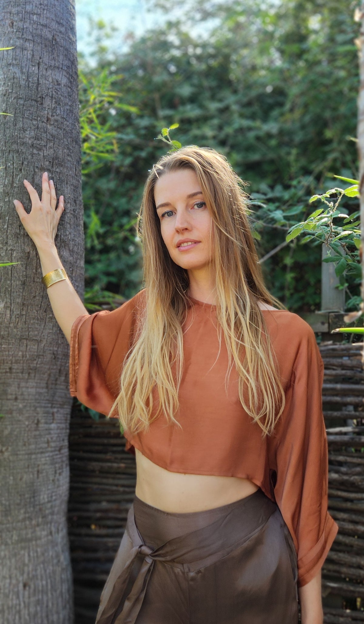 Blouse Sol en Cupro