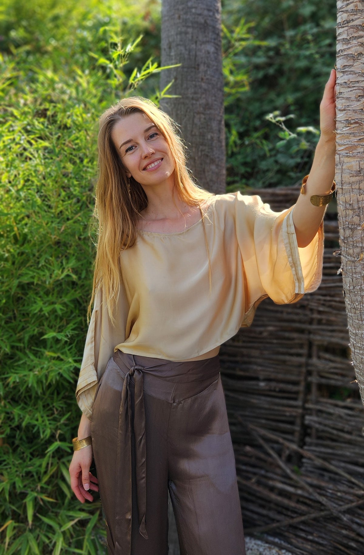 Blouse Sol en Cupro