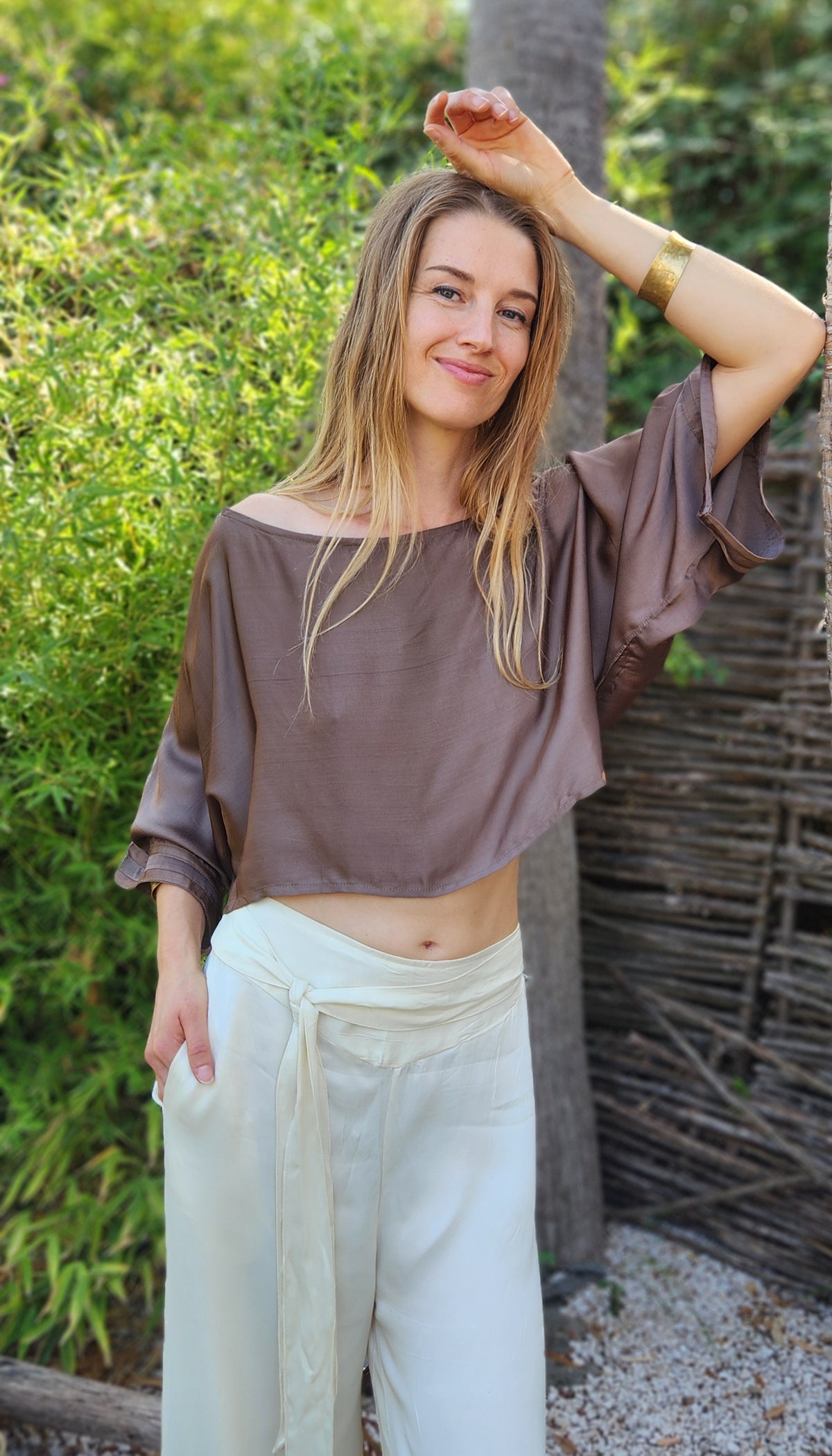 Blouse Sol en Cupro