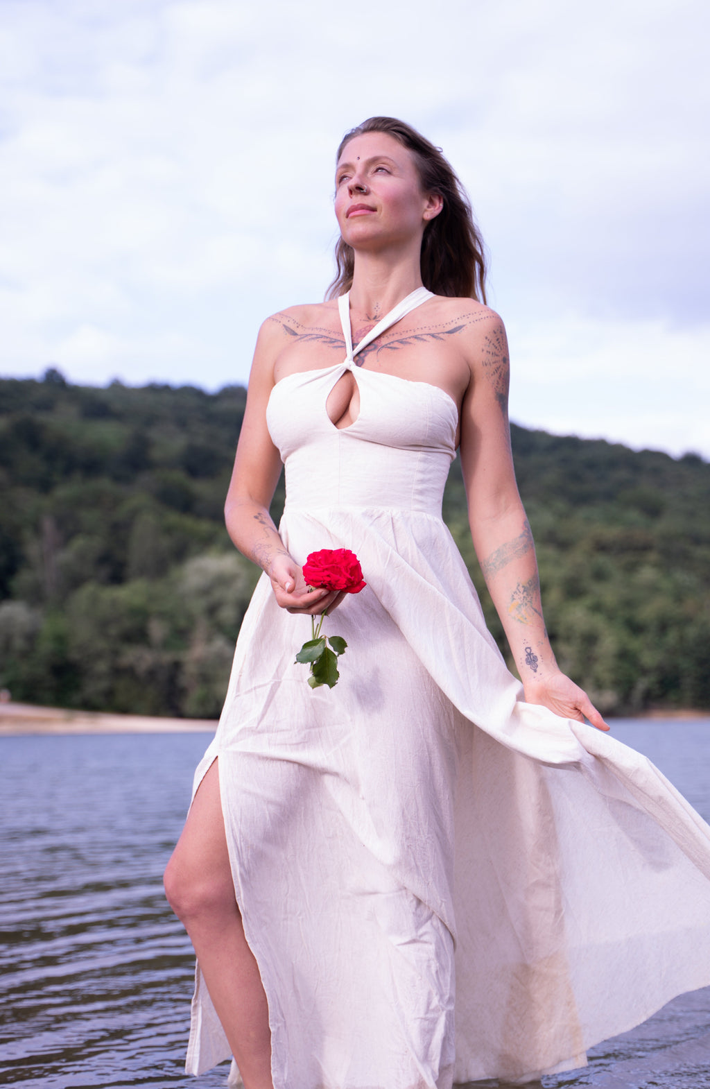 Robe Prêtresse de l'eau en coton