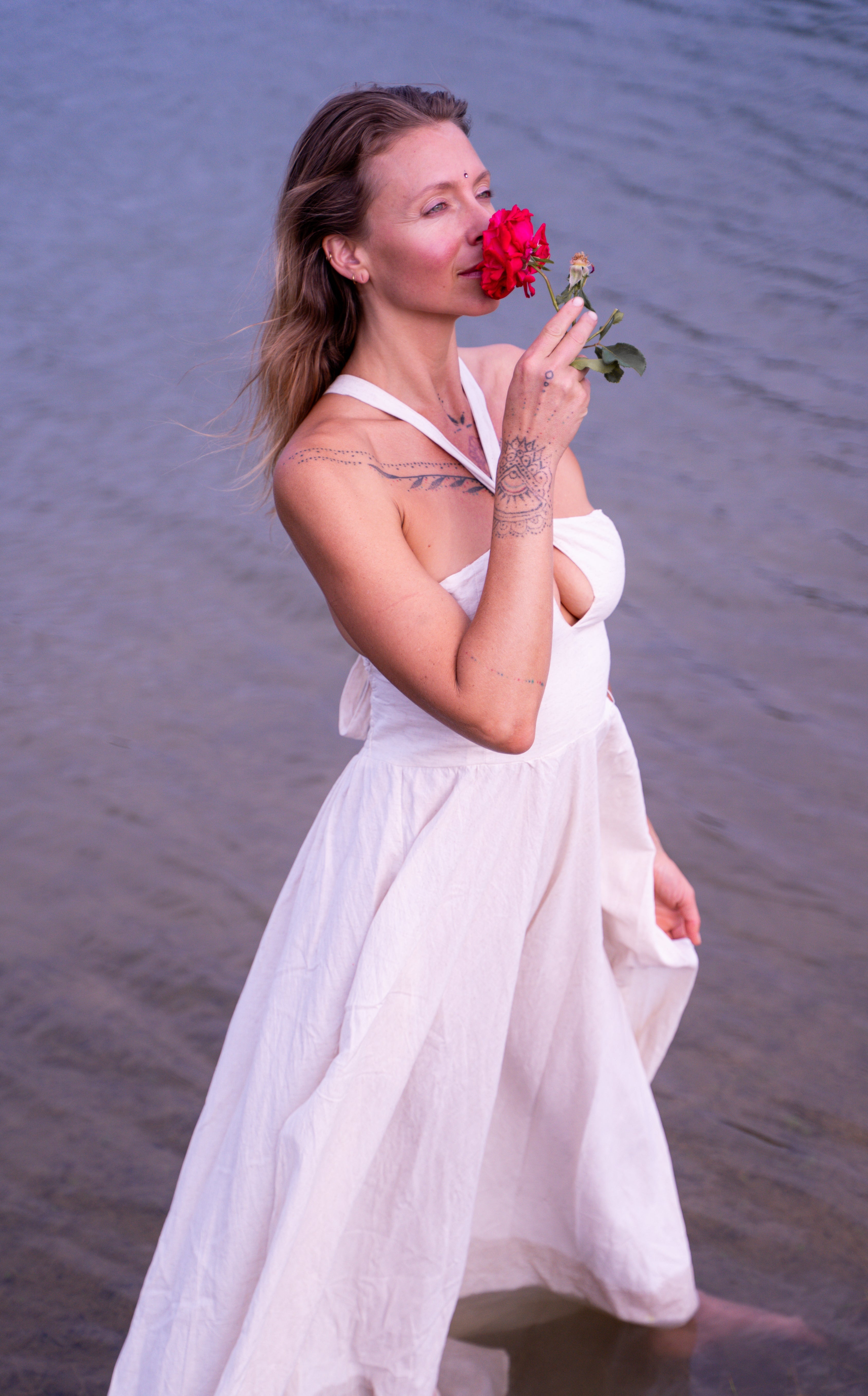 Robe Prêtresse de l'eau en coton