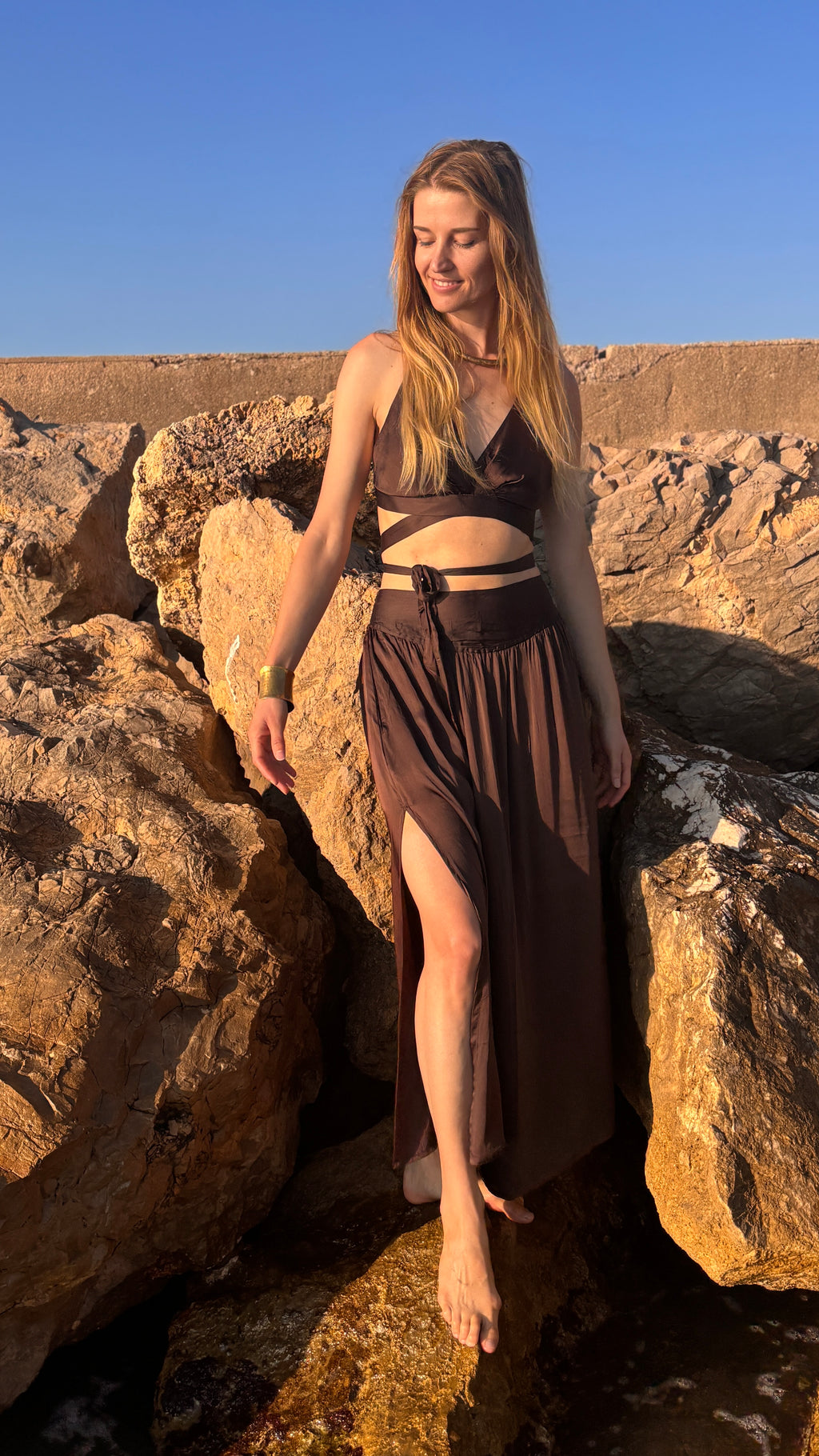 Jupe Muse soie et viscose