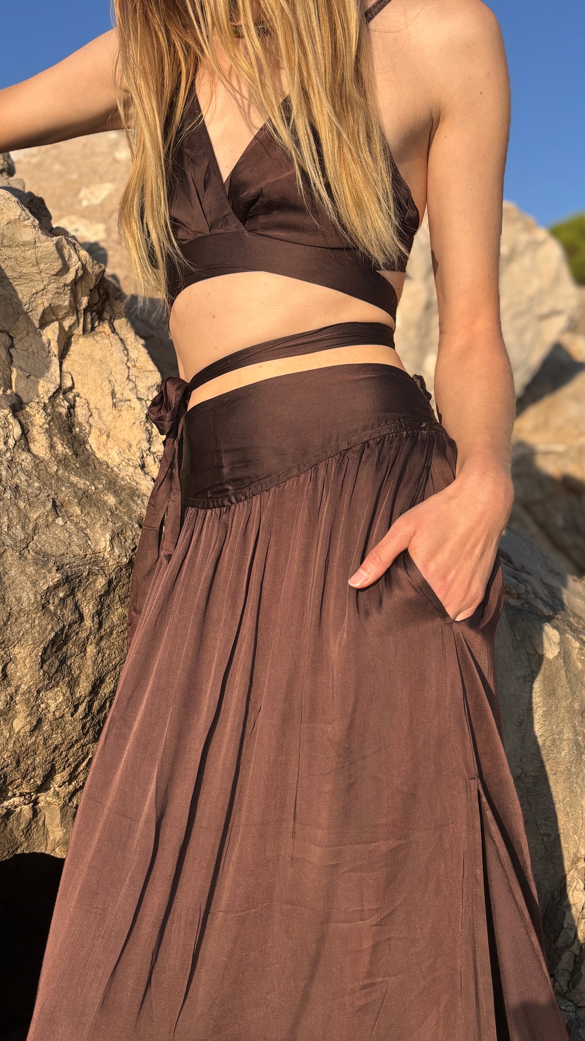 Top Muse soie et viscose